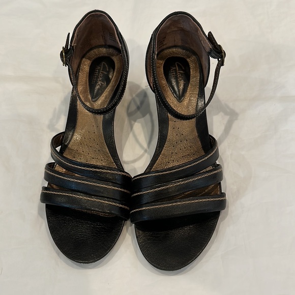 Clarks Artisan Womens Wedge Sandal Size 7.5 - Picture 2 of 6
